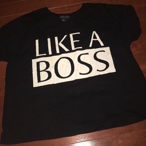 Forever 21 Tops - Forever 21 plus size “like a boss” tee Forever 21 Tops - Forever 21 plus size “like a boss” tee